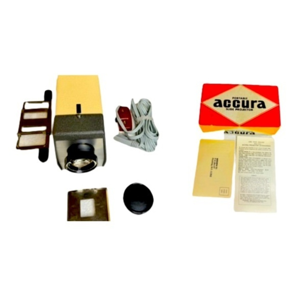 Vintage Accura Portable Slide Projector (ES-50) | New in Box